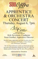 2026 Apprentice and Orchestra Concert Poster